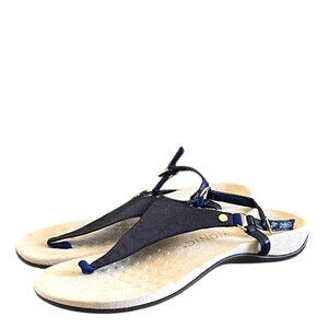 Vionic NEW Rest Kirra Metallic Blue Supportive Sandals Size 9